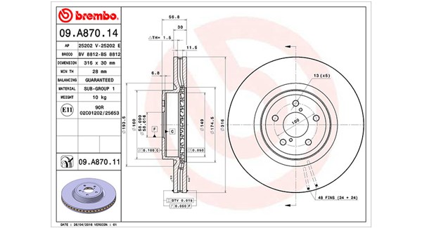 Brake Disc (360406123900)
