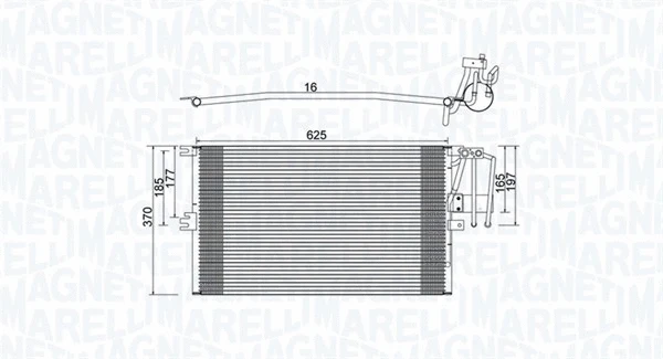 Condenser, air conditioning (350203896000)