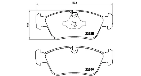 Brake Pad Set, disc brake (363700506035)