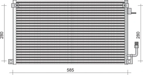 Condenser, air conditioning (350203367000)