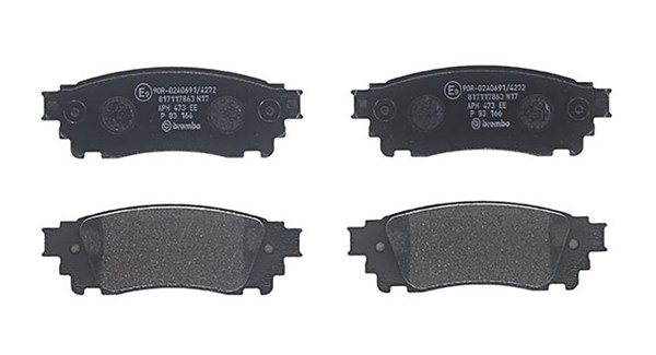 Brake Pad Set, disc brake (363700483166)