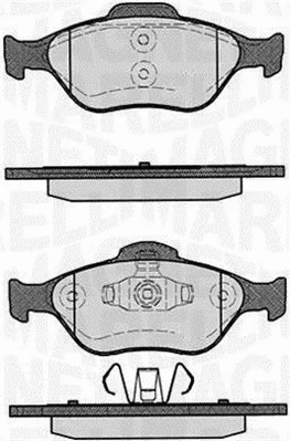 Brake Pad Set, disc brake (363916060252)