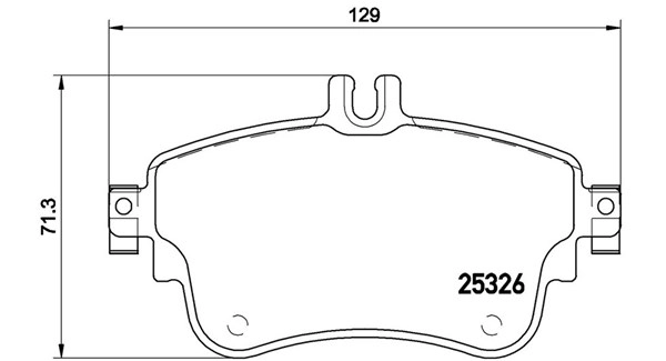 Brake Pad Set, disc brake (363700550094)