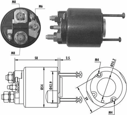 Solenoid Switch, starter (940113050064)