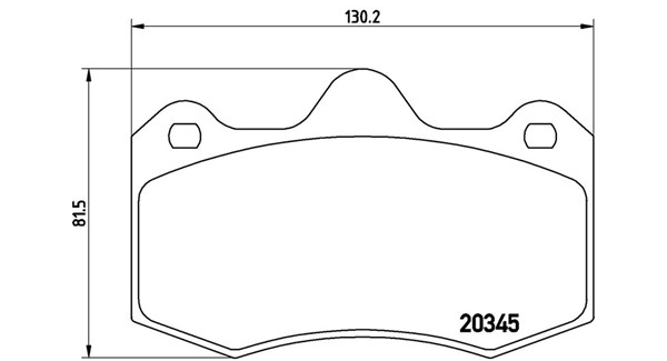Brake Pad Set, disc brake (363700468051)