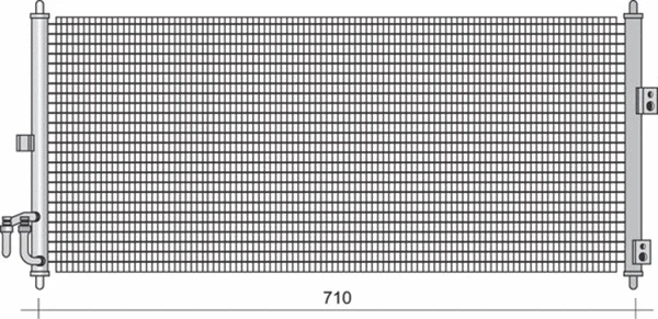 Condenser, air conditioning (350203480000)