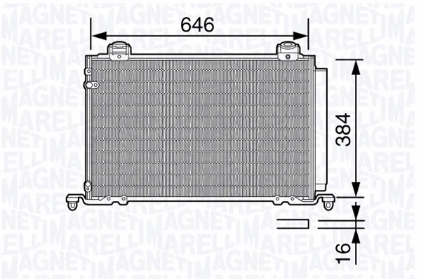 Condenser, air conditioning (350203688000)