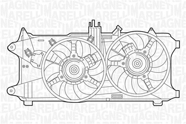 Fan, engine cooling (069422034010)