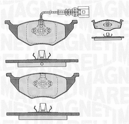Brake Pad Set, disc brake (363916060536)