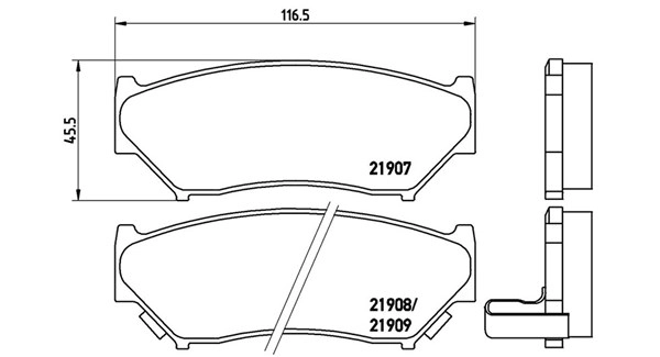 Brake Pad Set, disc brake