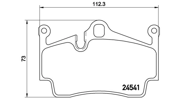 Brake Pad Set, disc brake (363700465028)