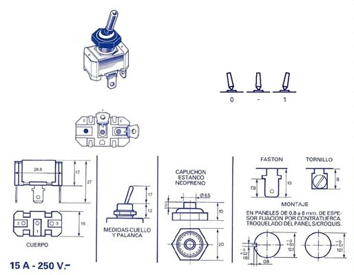 Switch, window regulator (000000000101)