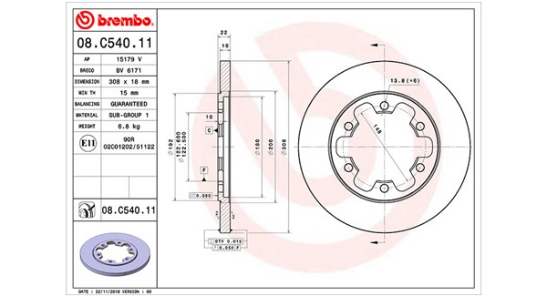 Brake Disc (360406164801)