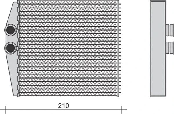 Heat Exchanger, interior heating (350218271000)