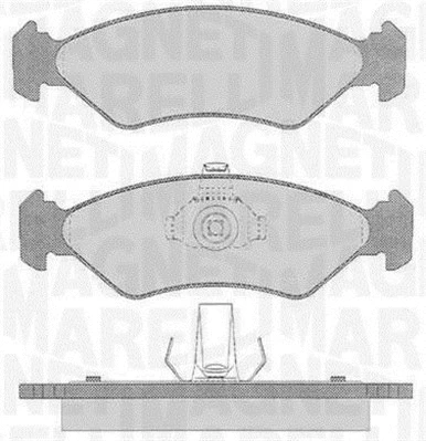 Brake Pad Set, disc brake (363916060250)