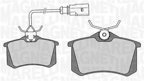 Brake Pad Set, disc brake (363916060443)