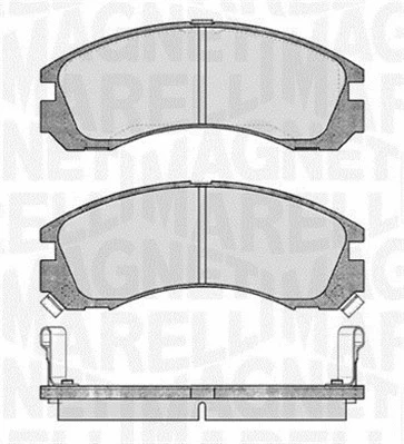 Brake Pad Set, disc brake (363916060339)