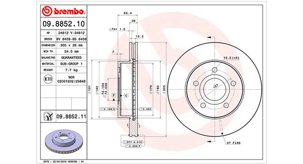 Brake Disc (360406029900)