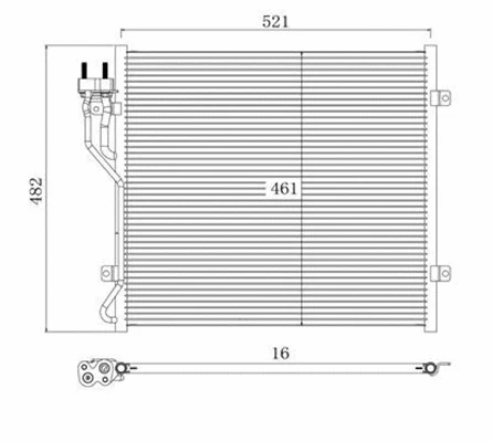 Condenser, air conditioning (359003220950)