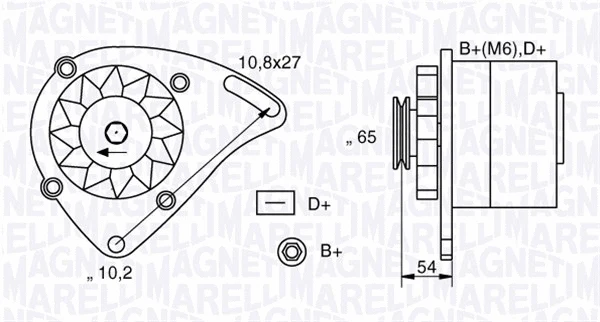 Alternator (063341454010)
