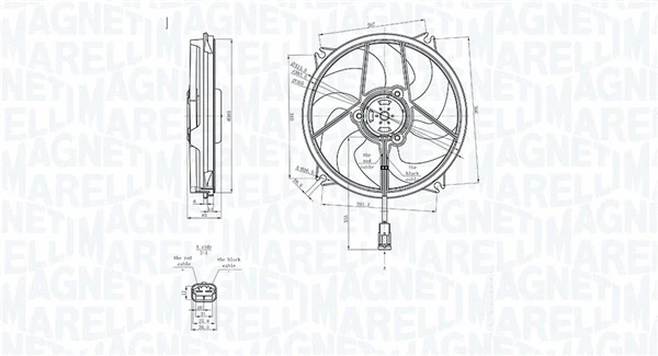 Fan, engine cooling (069422839010)
