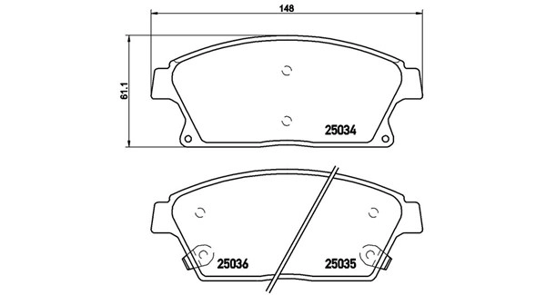 Brake Pad Set, disc brake (363700559077)