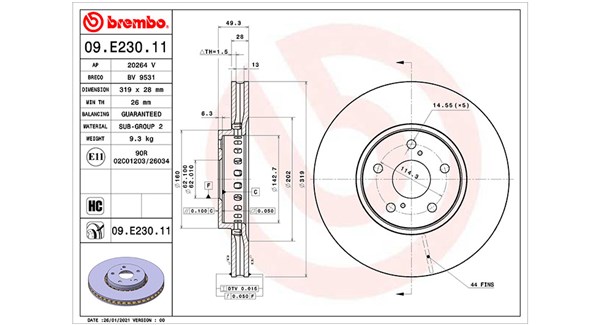 Brake Disc (360406173001)