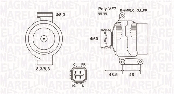 Alternator (063731726010)