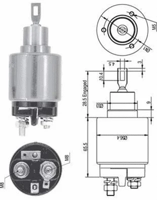 Solenoid Switch, starter (940113050126)
