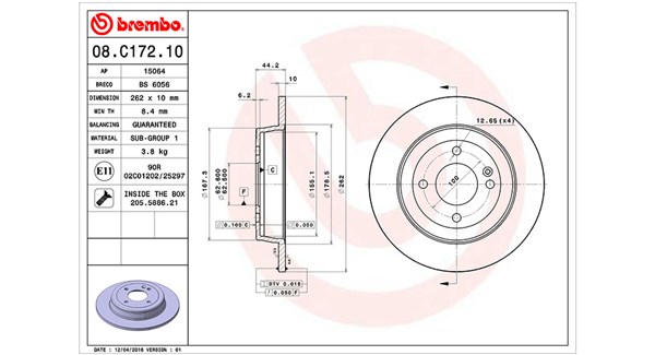 Brake Disc (360406121500)