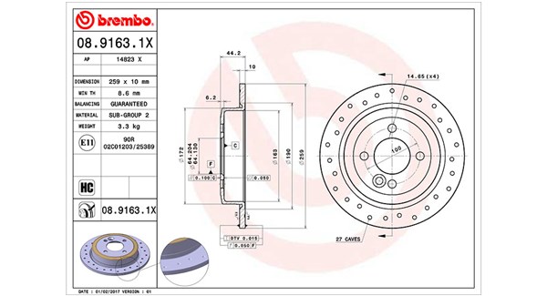 Brake Disc (360406002802)