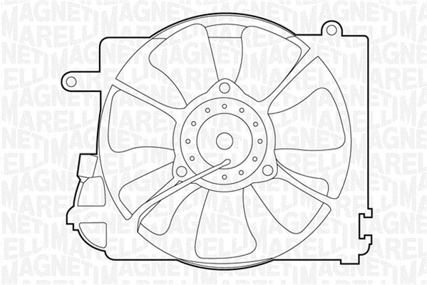 Fan, engine cooling (069422294010)