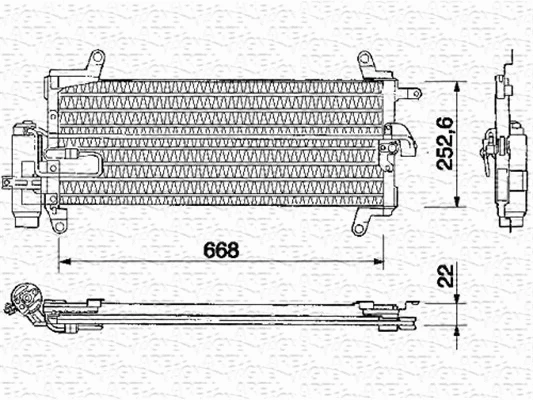Condenser, air conditioning (350203136000)