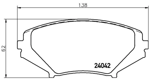 Brake Pad Set, disc brake (363700449034)