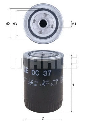 Oil Filter (154076415410)