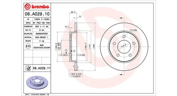 Brake Disc (360406060100)