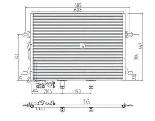 Condenser, air conditioning (359003221080)