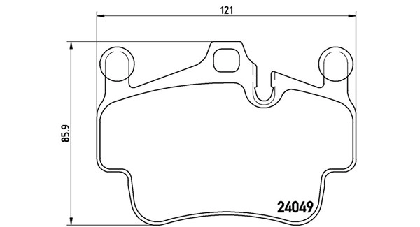 Brake Pad Set, disc brake (363700465015)