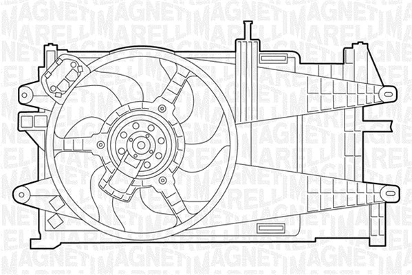Fan, engine cooling (069422022010)