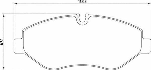 Brake Pad Set, disc brake (363700036024)