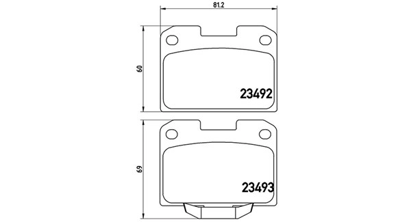 Brake Pad Set, disc brake (363700454048)