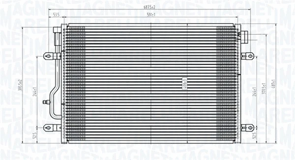 Condenser, air conditioning (350203817000)
