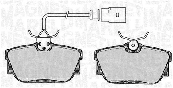 Brake Pad Set, disc brake (363916060258)