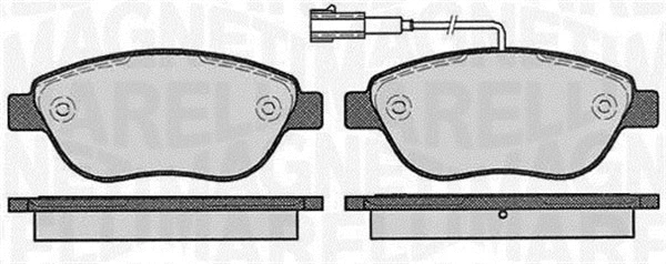 Brake Pad Set, disc brake (363916060214)