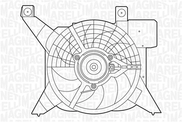 Fan, engine cooling (069422381010)