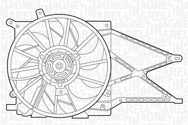 Fan, engine cooling (069422332010)