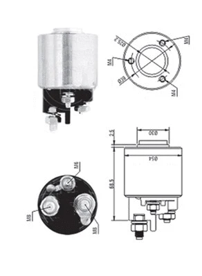 Solenoid Switch, starter (940113050572)