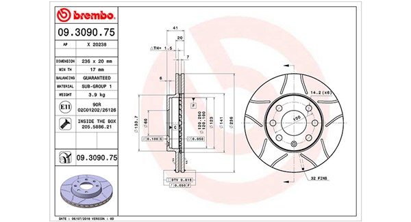 Brake Disc (360406037305)