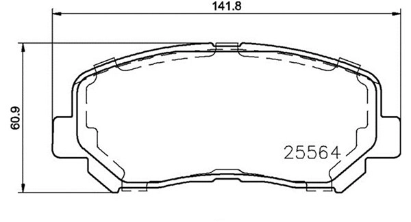 Brake Pad Set, disc brake
