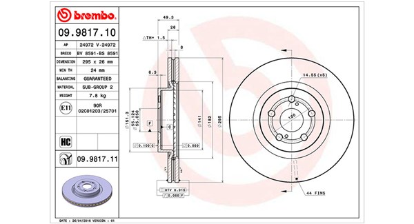 Brake Disc (360406058800)